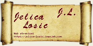 Jelica Lošić vizit kartica